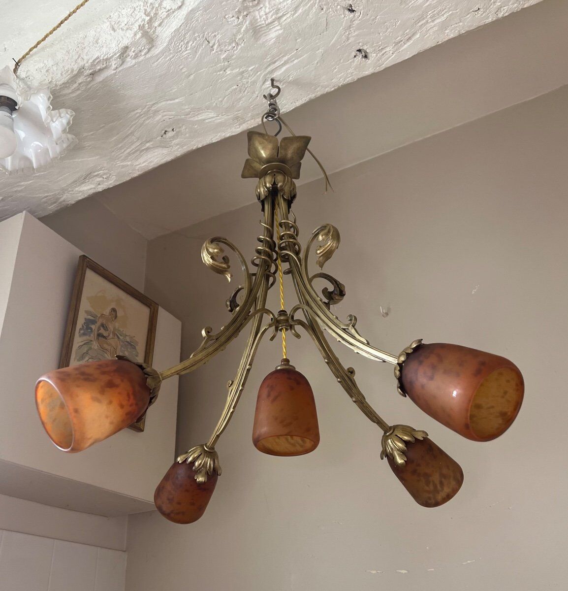 Lustre Art Nouveau Daum