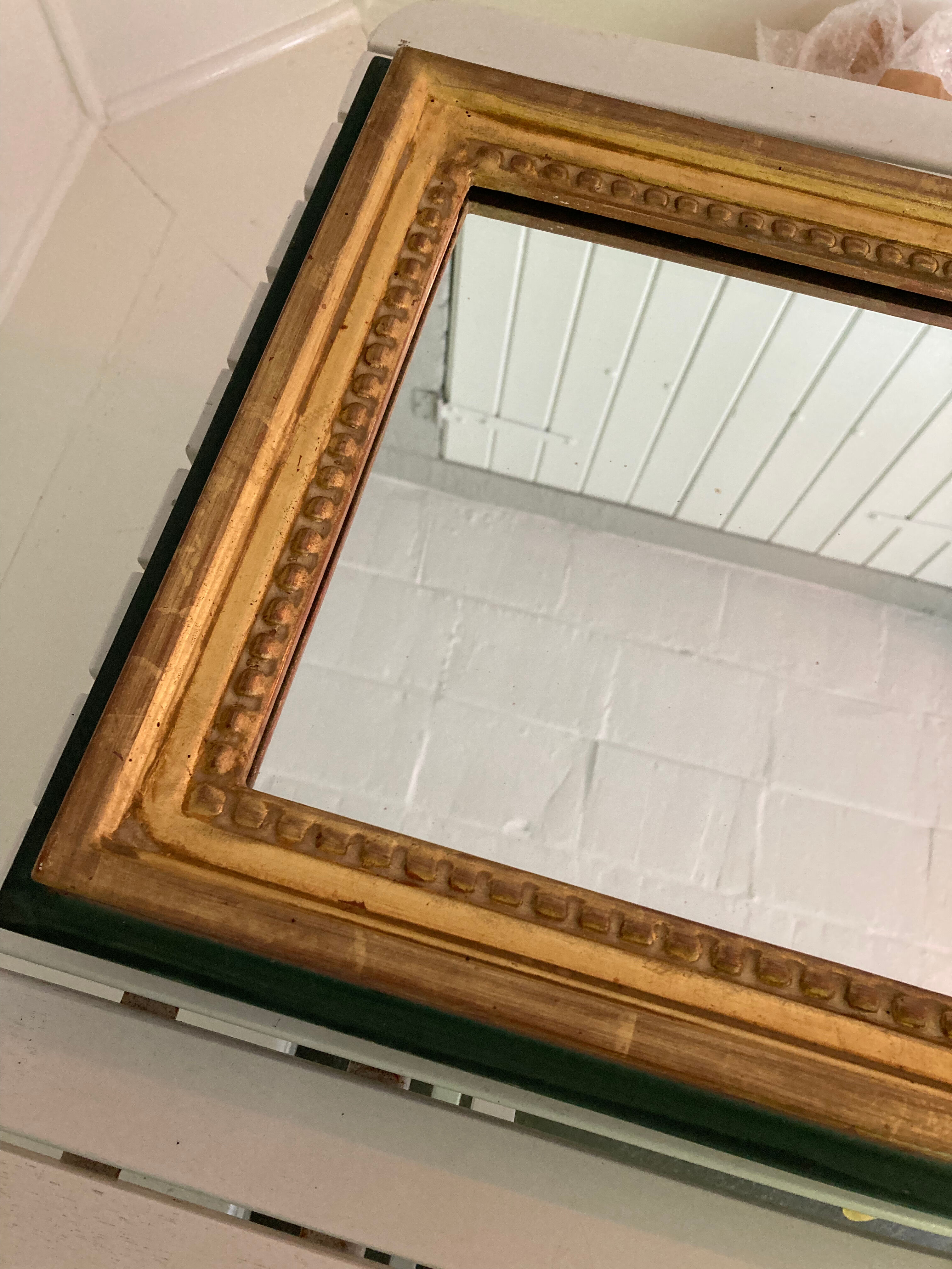 Empire style foot mirror