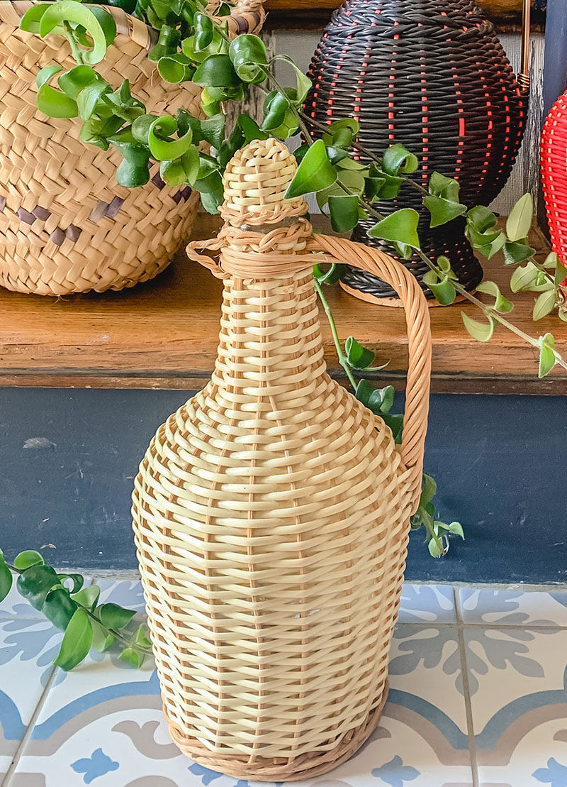 Bottle scoubidou beige