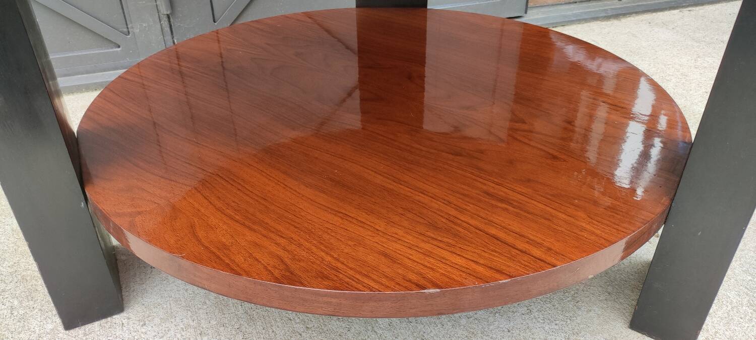 Old Art Deco pedestal coffee table
