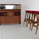 Danish design dry bar set by Johannes Andersen for Skaaning & Søn
