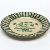 4 Vietri plates decorated by Fabbrica Ceramica Avallone, 1930s