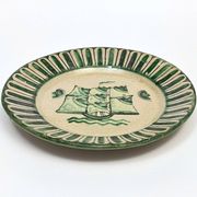 4 Vietri plates decorated by Fabbrica Ceramica Avallone, 1930s