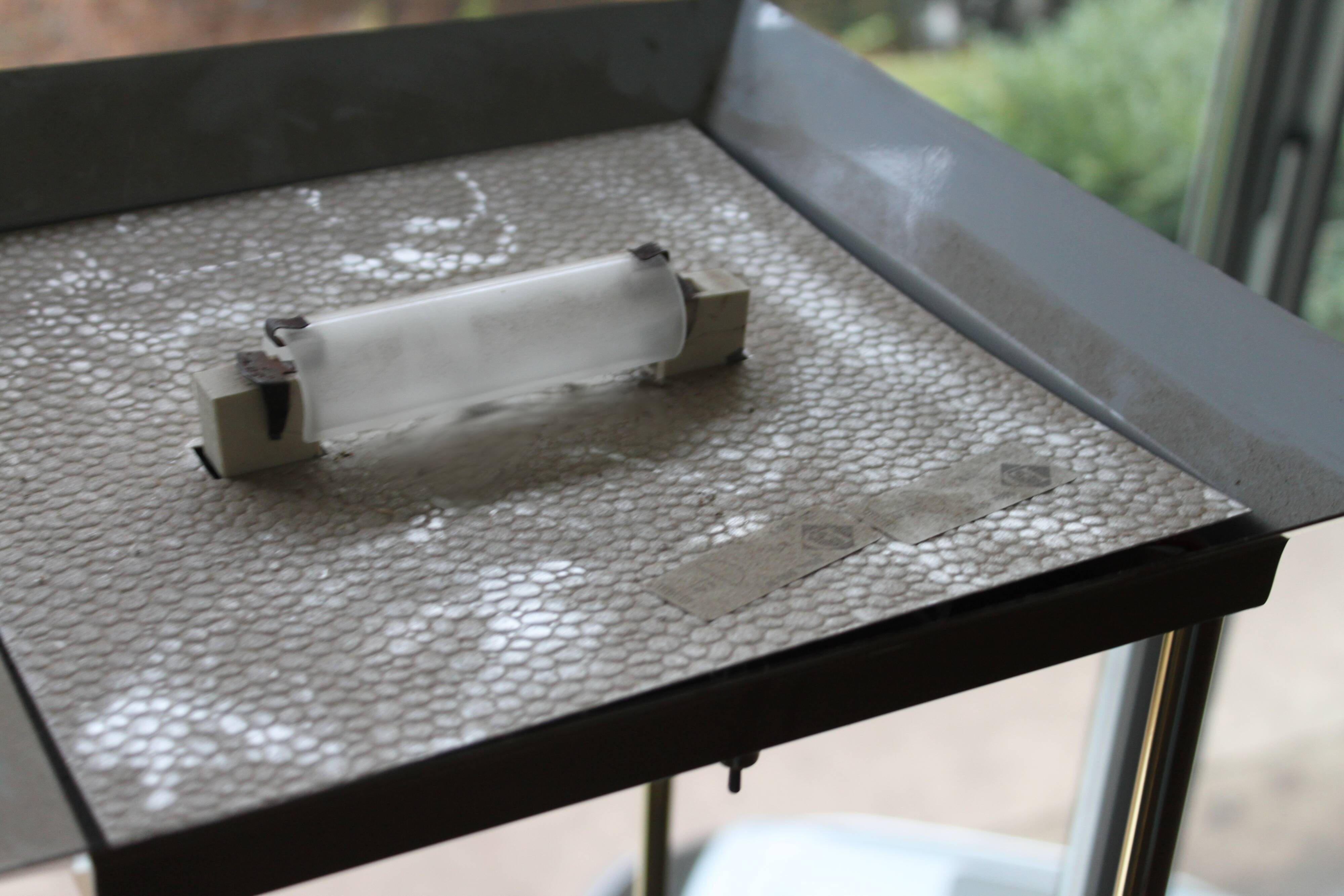 Deknudt House showcase lamppost