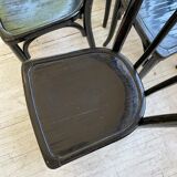 Lot 11 black Baumann bistro chairs