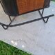 Bar from the 50s/60s in solid blond oak and black metal