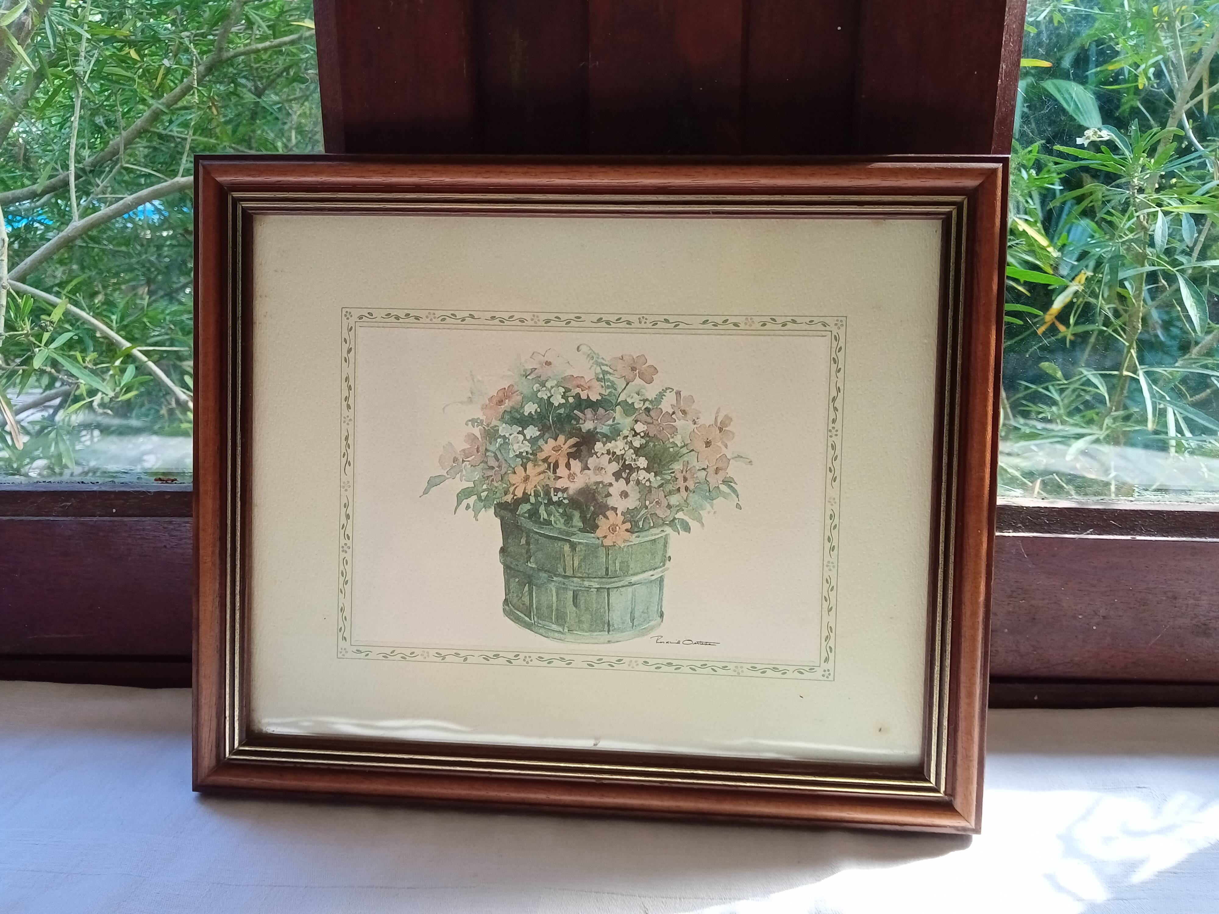 Country bouquet painting