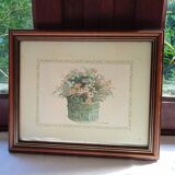 Country bouquet painting