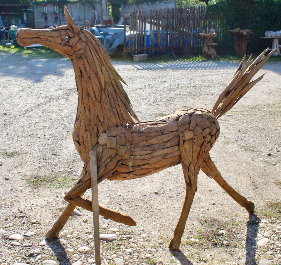 Driftwood horse