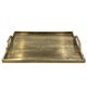 Hollywood regency brass tray, Italy 1970s