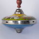 Old lithographed spinning top dating from the 1930