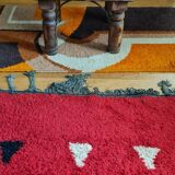 Square coffee table in exotic solid wood