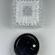 1960s/70s Ceiling Lamp, Flush Mount Glass, German Design