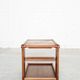 Mid-Cenntury C-Shaped Bar Trolley in Teak by K.T. Møbler
