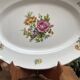 Plats de service ovales Digoin Sarreguemines charme d’antan