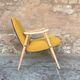 Vintage armchair in solid wood, 1950