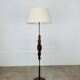 Scandinavian teak and brass floor lamp, 1960s