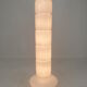 Italian opaline glass zea floor lamp by Salocchi for Lumenform, 1970s