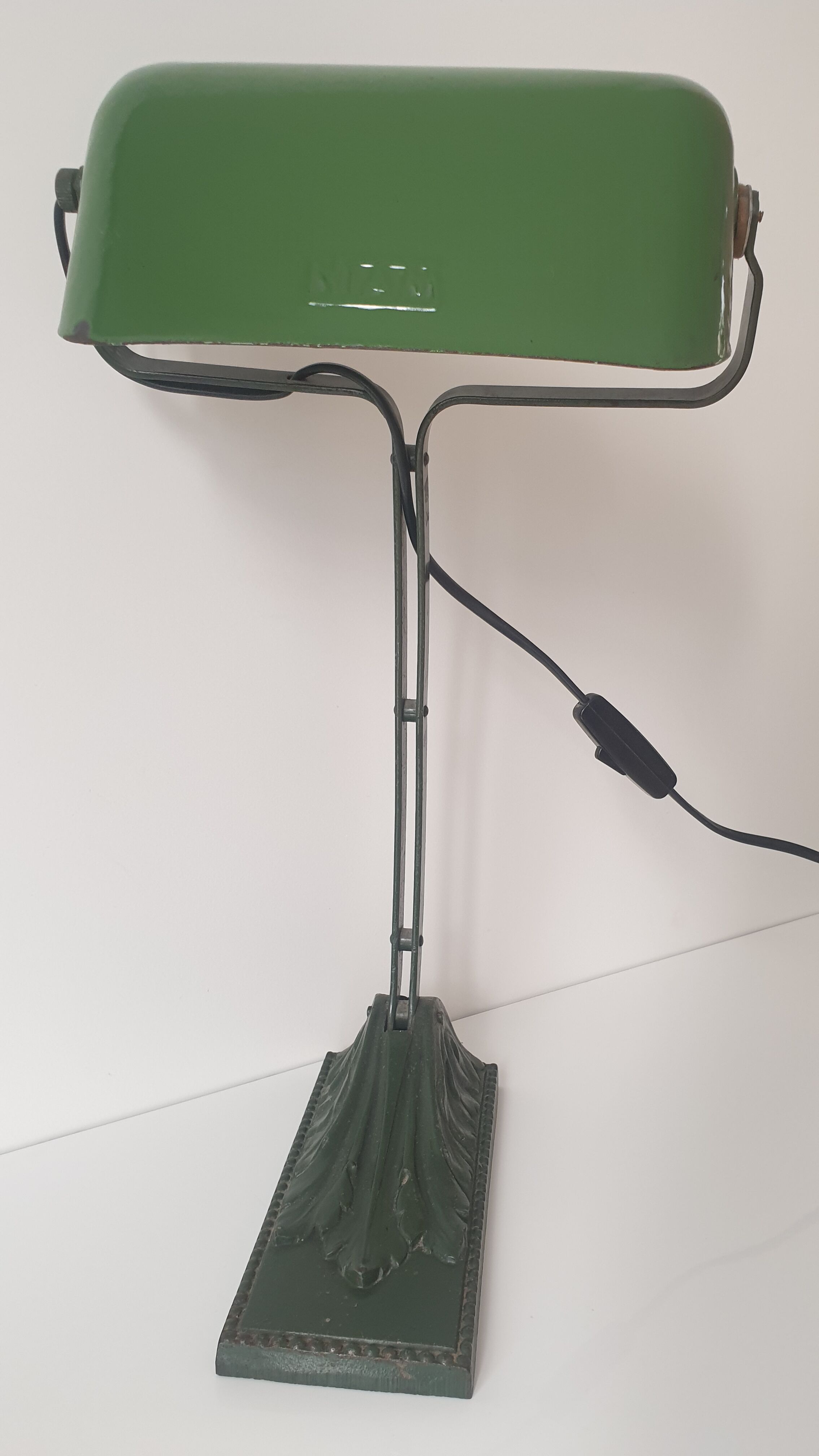 Lamp of notary or banker Niam, Georges Main