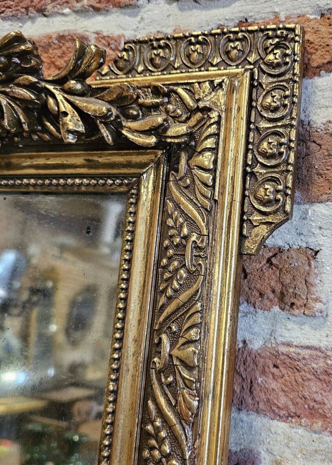 miroir doré avec des instruments de musique (petit modèle )