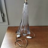 Large vintage crystal lamp base