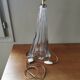 Large vintage crystal lamp base