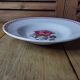 Assiette creuse style décor Badonviller Fleur Rouge ancienne dp 112144