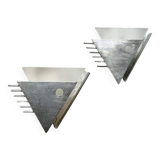 Pair of modernist wall lights 1940