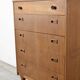 Midcentury Chest of Drawers / Tall Boy in Teak by Nathan. Vintage Modern / Retro / Danish Style / Sc