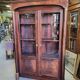 Empire library showcase in mahogany