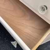 Art Deco chest of drawers with moustache feet, 1930