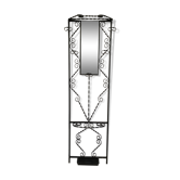 Changing room coat rack