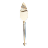Silver-plated metal foie gras shovel