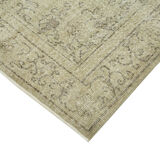 Handmade oriental beige carpet 196 cm x 306 cm