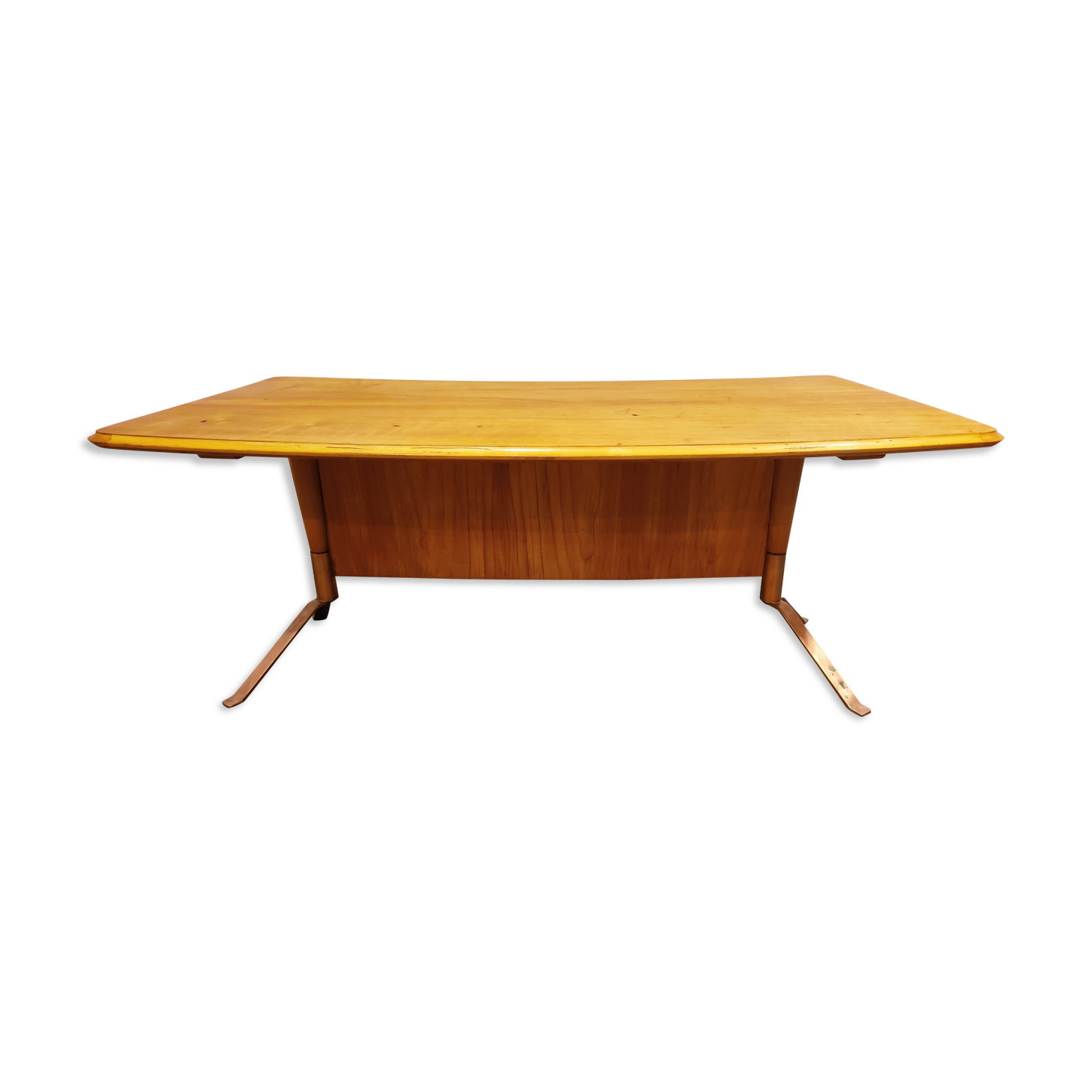 Mid century curved coffee table, 1960s