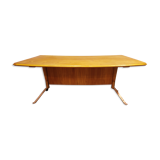 Table basse incurvée du milieu du siècle, années 1960