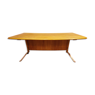 Mid century curved coffee table, 1960s