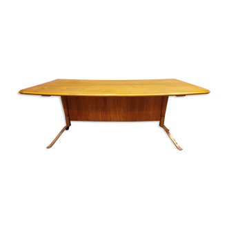 Table basse incurvée du milieu du siècle, années 1960