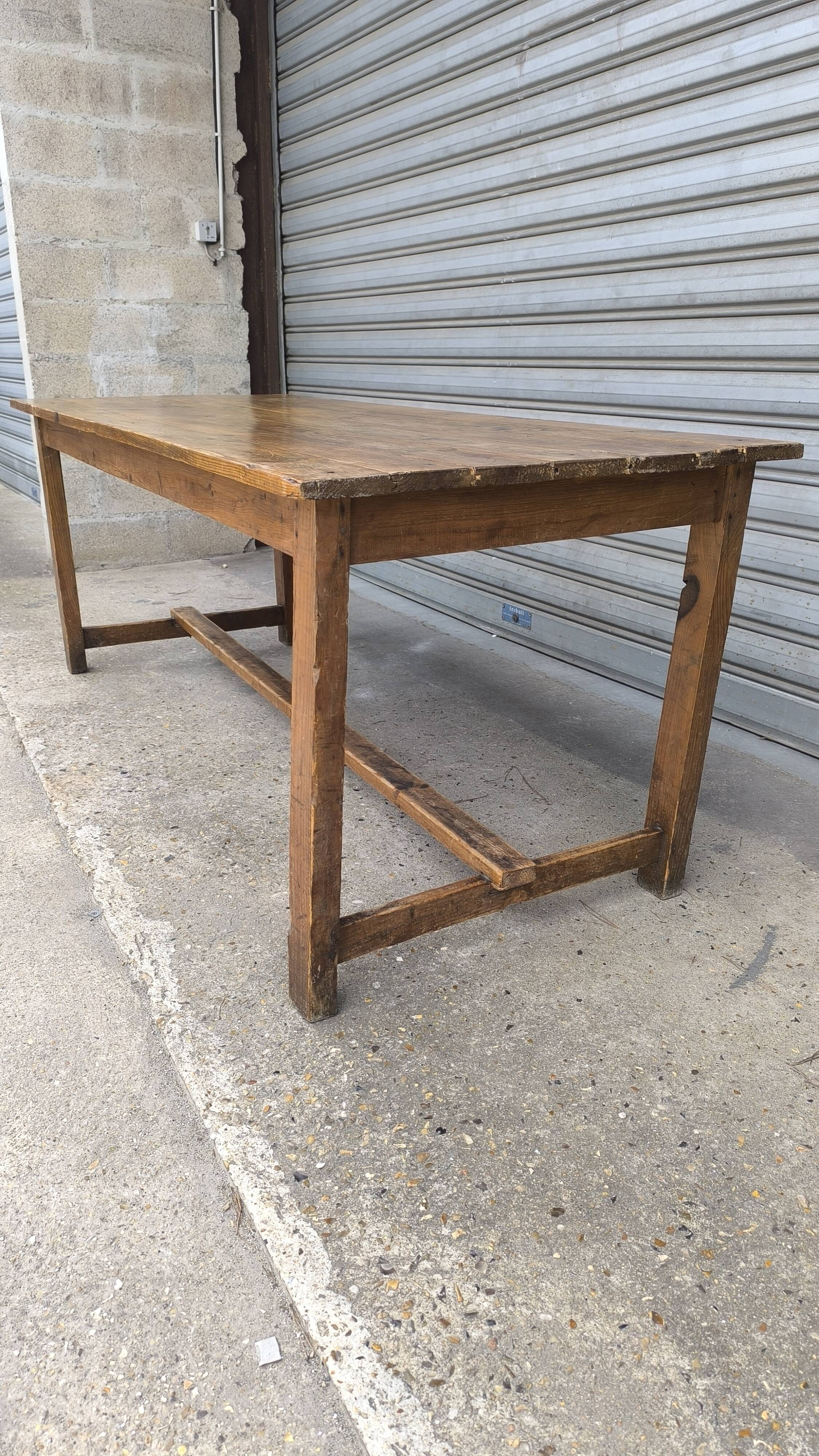 1950s Swedish Pine Farmhouse Table