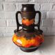 Large baluster ceramic vase, West Germany, Fat Lava 1970 vintage