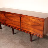 Sideboard in rio-rosewood by Gianfranco Frattini for Bernini - Italy - 1960's