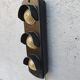 Light tricolor industrial lamp years 80/90 aluminum cast