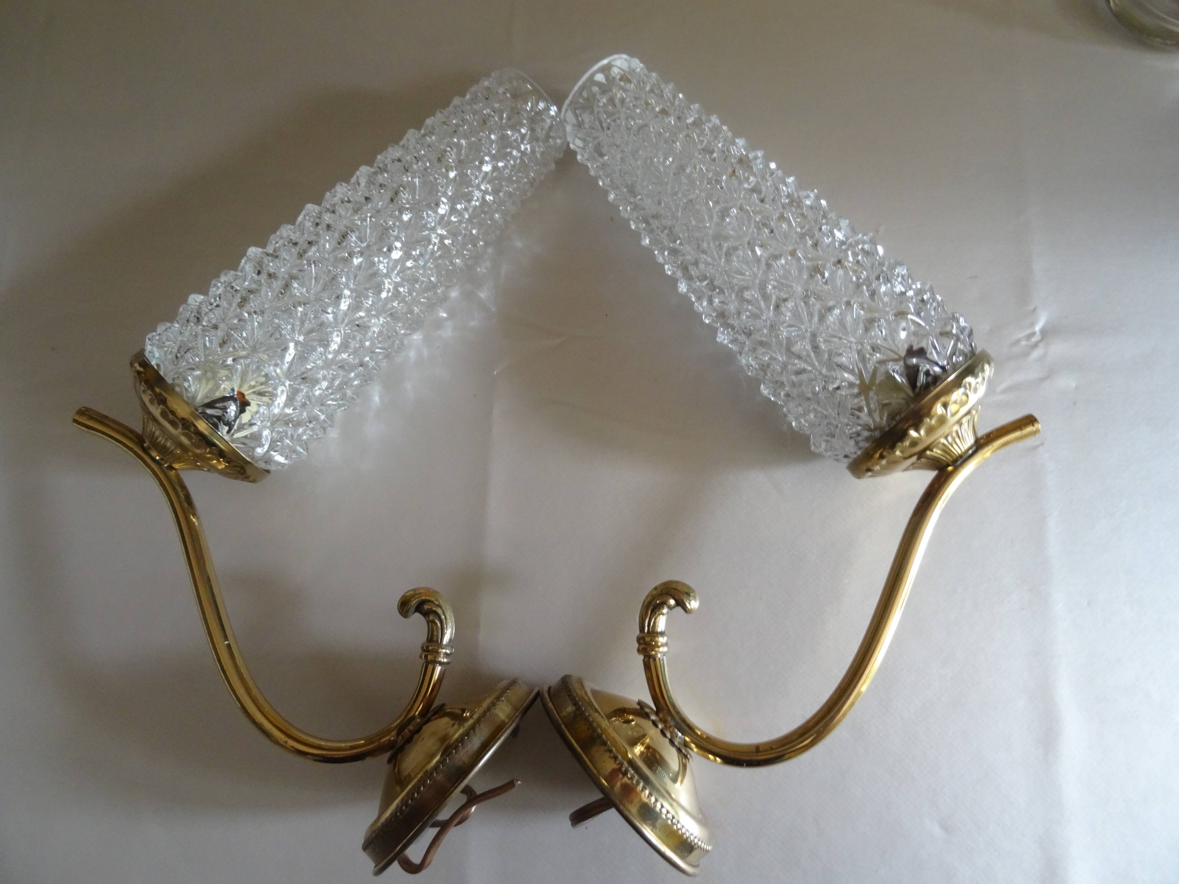Pair of wall lamps 60s