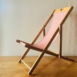 Chilienne en bois vintage pour poupée