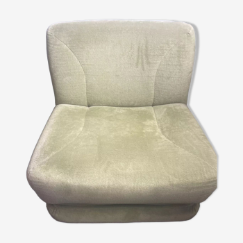 Chauffeuse verte vintage