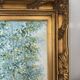 Old oil painting canvas reproduction fields in spring monet 80x70 s