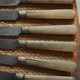 Lot de 8 petits couteaux anciens manche en bois