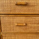 Commode en rotin vintage