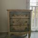 Distressed blue chest of drawers PM