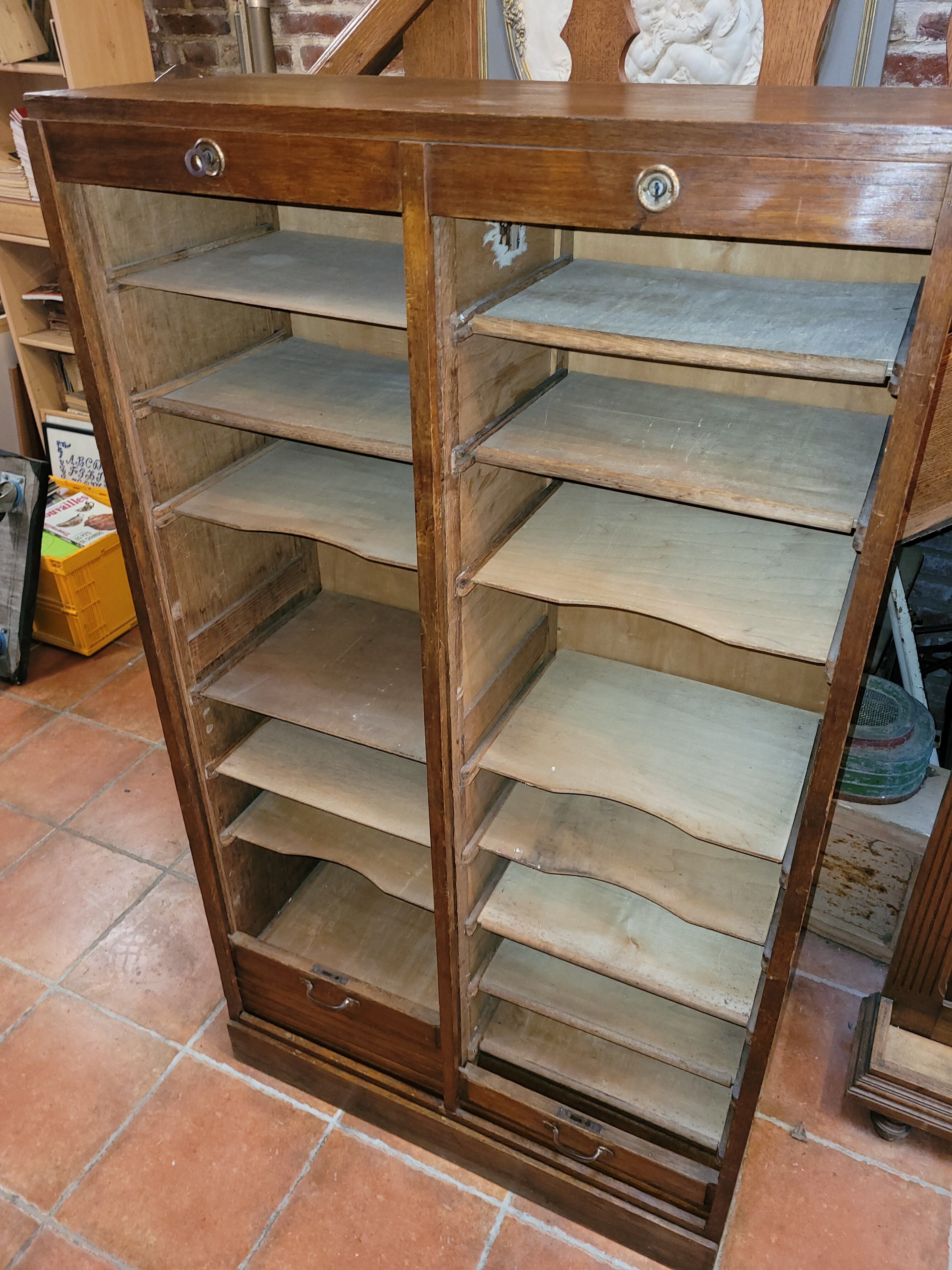 Double curtain binder